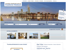 Tablet Screenshot of frankfurter-immobilien.de